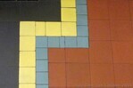 Detail tegels van de overloop.
<br/>
Gert-Jan Lobbes, 2016